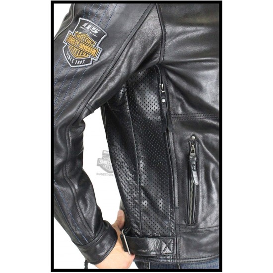 Men's Harley Davidson 115 Anniversary Limited Edition Leather Jacket